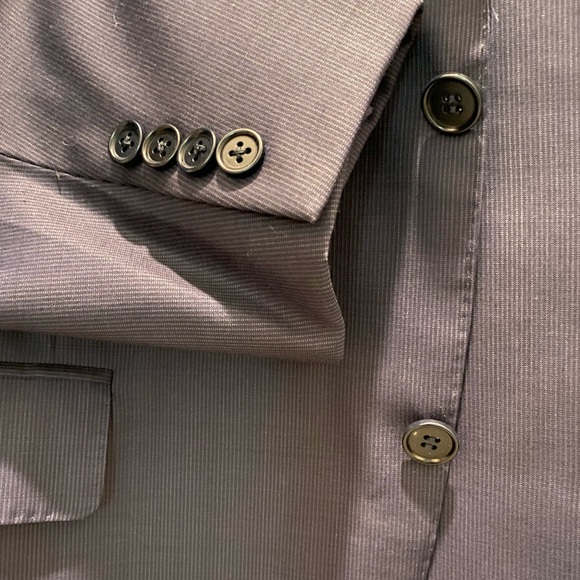 Canali 1934 Recent 50 40R Navy Micro Stripe Jacket - Picture 3 of 8